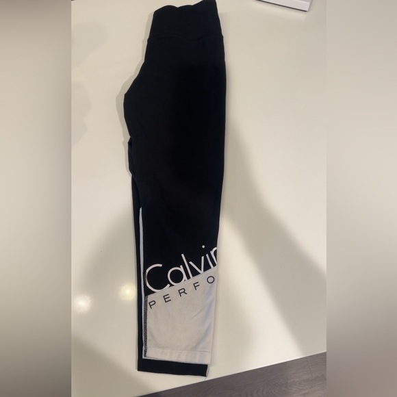 Calvin Klein Pants - Calvin Klein Black and White Performance Leggings